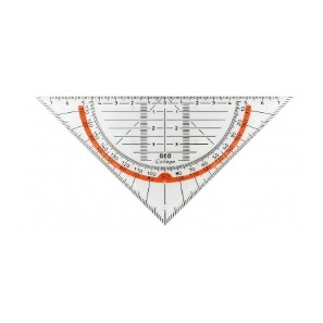 Escuadra de geometría ARISTO COLLEGE 16cm