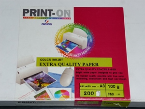 Papel InkJet Extra CANSON 100g, hoja A3