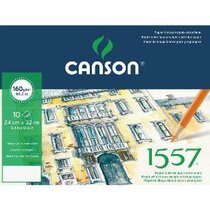 Papel CANSON "1557" 160g paq 10h 24x32