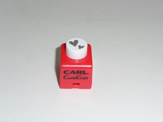 Perforador CARL mini "corazón doble"
