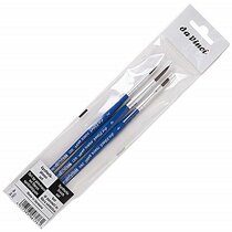 Pincel de nylon DA VINCI FORTE, set de 3