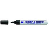 Marcador pmte. p. biselada EDDING negro