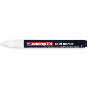 Plumón de pintura mediano EDDING blanco
