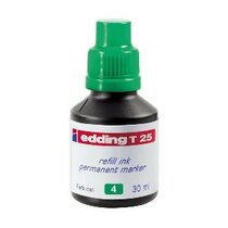 Tinta pmte. EDDING, fco. de 30ml. verde