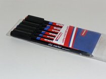 Marcador OHP ancho-pmte. EDDING set de 6