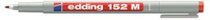 Marcador OHP med-sble. EDDING rojo