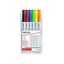 Marcador p/pizarra p.fino EDDING set/6