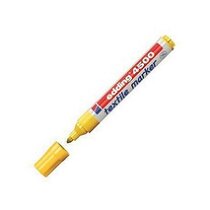 Marcador p/tela p.redon EDDING amarillo