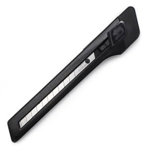 Cuchillo cutter EDDING 9mm, negro
