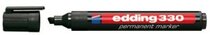 Marcador pmte. p. biselada EDDING negro
