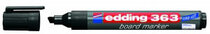 Marcador p/pizarra p.bisel EDDING negro