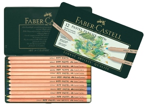 Lápiz pastel FABER-CASTELL, caja de 12