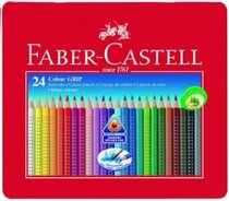 Lápiz acuarelable FABER COLOUR GRIP c/24