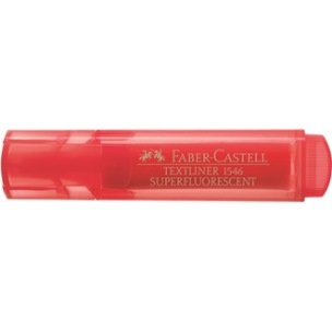 Resaltador FABER-C TEXTLINER 1546 rojo