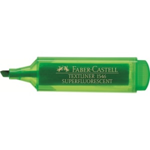 Resaltador FABER-C TEXTLINER 1546 verde