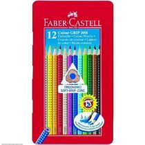 Lápiz acuarelable FABER COLOUR GRIP c/12