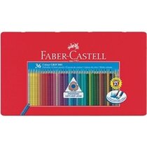 Lápiz acuarelable FABER COLOUR GRIP c/36