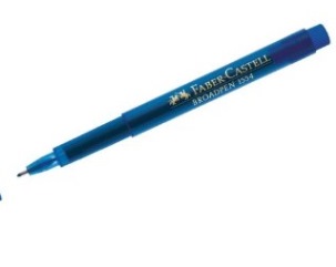 Rotulador FABER-C BROADPEN 1554 azul