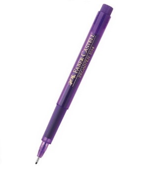 Rotulador FABER-C BROADPEN 1554 violeta