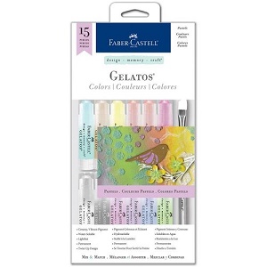 Crayones FABER GELATOS, set de15 piezas pastel