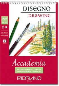 Papel ACCADEMIA FABRIANO 200g,blc 30h A4