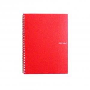 Cuaderno rayado FABRIANO A4 70h lampone