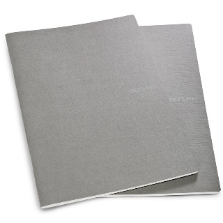 Cuaderno rayado FABRIANO A4 40h antracit