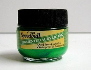 Tinta p/plumilla SPEEDBALL 12ml, verde