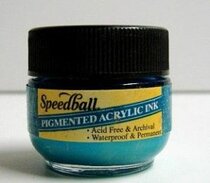 Tinta p/plumilla SPEEDBALL 12ml, turques
