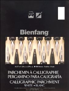 Papel pergamino BIENFANG blanco, 8.5x11