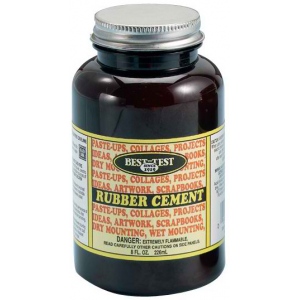 Rubber Cement BEST TEST, frasco de 8 oz.