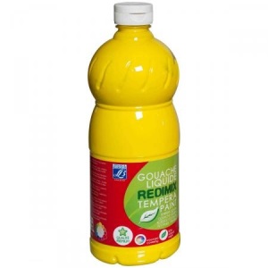 Témpera líquida REDIMIX  amarillo primario 1L