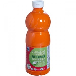 Témpera líquida REDIMIX Naranja 1L