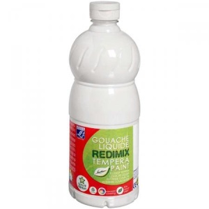 Témpera líquida REDIMIX Blanca 1L