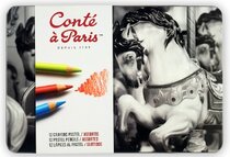 Lápiz pastel CONTÉ, caja de 12