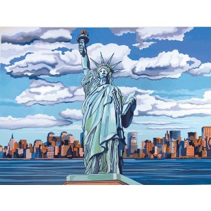 Pintura por números 30x40cm STATUE OF LIBERTY