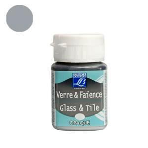 Pintura para vidrio LEFRANC opaca, plata