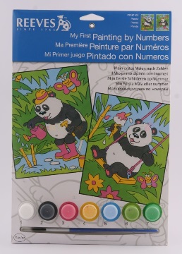 Pintura por números 25x20cm PANDA (2)