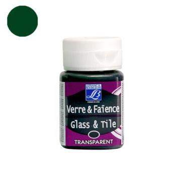 Pintura para vidrio LEFRANC transparente, verde persa