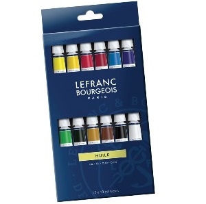 Oleo LEFRANC FINE, set de 12 tubos 10ml