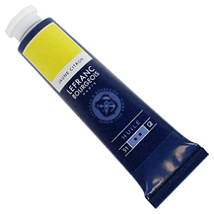 Oleo LEFRANC Amarillo limón, tubo 40ml