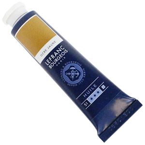 Oleo LEFRANC Ocre amarillo, tubo 40ml