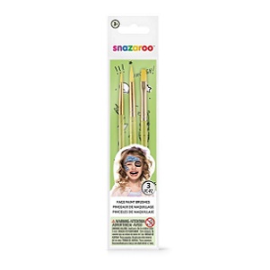 Pincel SNAZAROO para rostro, set de 3