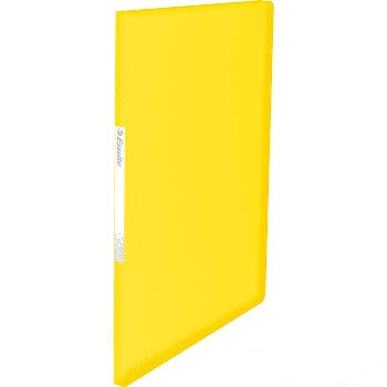 Folder con 20 fundas ESSELTE amarillo transparente
