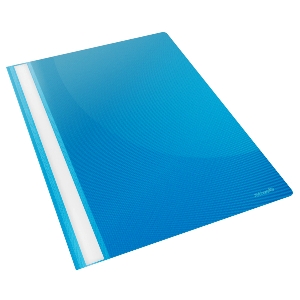 Folder plástico tamaño carta celeste