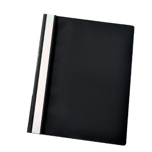 Folder plástico tamaño carta negro