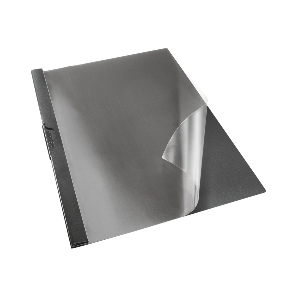Folder plástico con clip ESSELTE negro