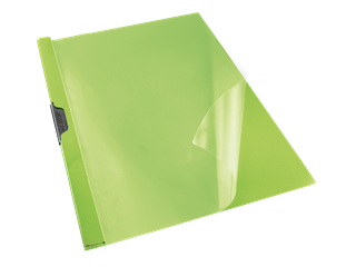 Folder plástico con clip ESSELTE verde