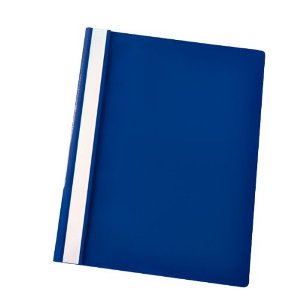Folder plástico tamaño carta azul
