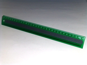 Regla plástica LINEX GRIFFIT 30 cm verde